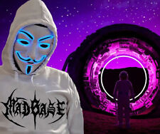 Maschera  Vendetta Luci led omega alieni Halloween Carnevale click