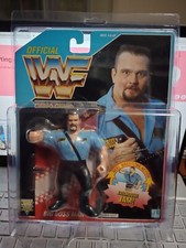 WWF Hasbro Serie 3 Big Boss Man 1991 Figurina Lotta Vintage MOC 