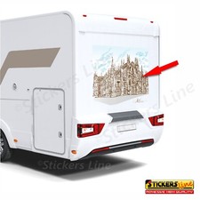 Adesivo per camper monumento