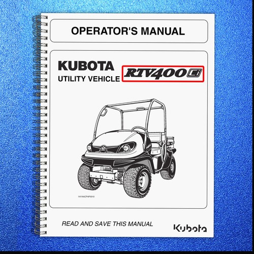 Kubota rtv400 rtv400ci - rtv400,