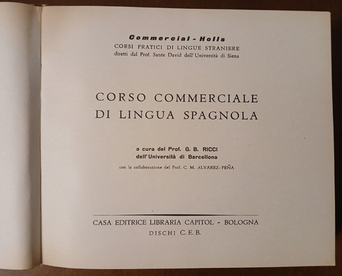 Corso commerciale lingua - commerciale,