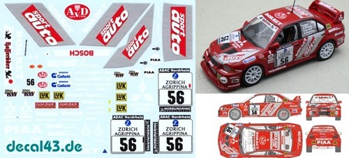 Decalcomania mitsubishi - 1/43,