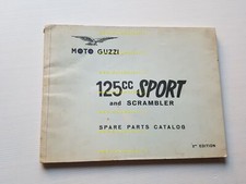 Moto Guzzi Stornello 125 Sport - Scrambler 1967 catalogo ricambi originale