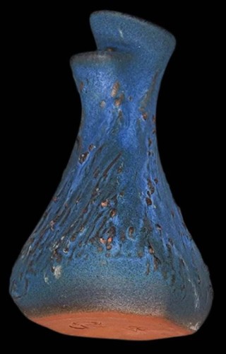 Vaso vintage ceramica - vintage, blu