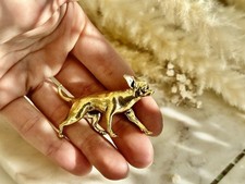 Brass Chihuahua Figurine –