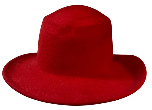 100 wool felt brim red - felt,