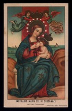 antica cartolina RELIGIOSA-MADONNA DI CUSTONACI-TRAPANI
