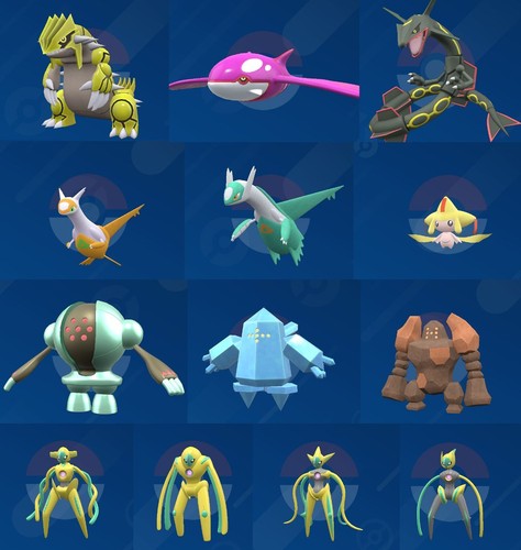 Tutti leggendari hoenn - tutti, di