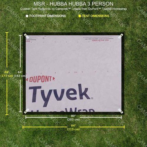 Tyvek footprint per tenda - tyvek, la