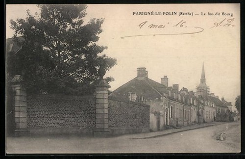 Cpa parigné polin le - cpa,
