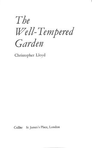 The well tempered - the, well-tempered