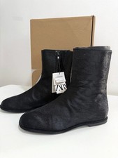 Zara Nero Pelliccia Cuoio
