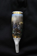 Vecchio Porcellana Testa Pipa