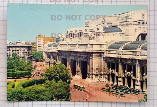 Cartolina milano stazione - ,