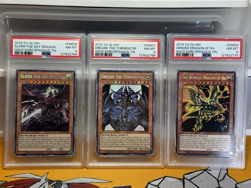 Tcg psa set di - yu-gi-oh, 8