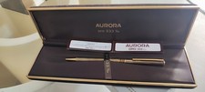 Aurora NUOVA ORO MASSICCIO 333 Gran Lusso vintage 70's  penna a sfera n. 340 NEW
