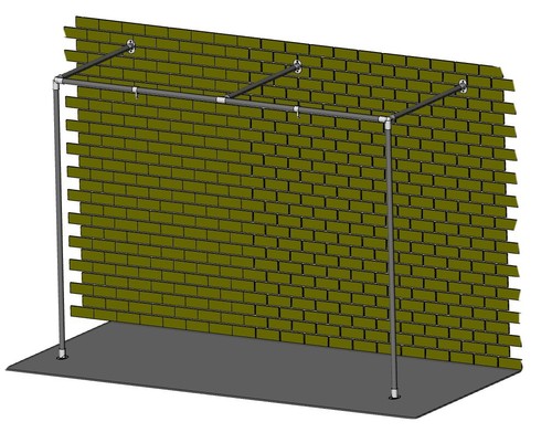 Wall2floor telaio per sacco - per, da