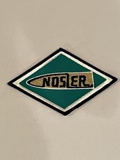 NUOVO Vintage Nosler Bullets Patch Ferro/Cucito Ricamato Armi da Fuoco Pistole Caccia