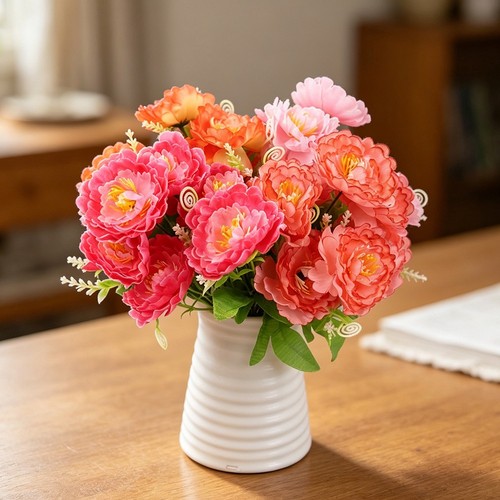 Bouquet peonia artificiale - bouquet, di