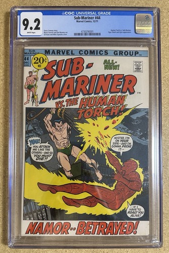 Sub mariner cgc - #44, marvel