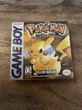 Pokemon Yellow Game Boy Sealed Pikachu Edition Sealed 1998