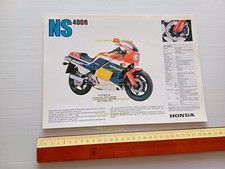 Honda NS 400 R 1985 depliant