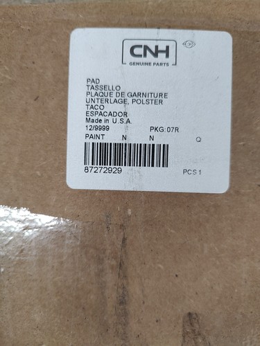 Cnh 87272929 pad - pn#,