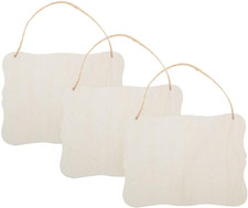 3pz Insegna Legno Non Finita