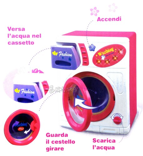 Lavatrice giocattolo rosa - giocattolo,