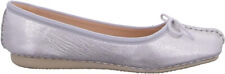 Clarks ballerine donna freckle ice silver metallic