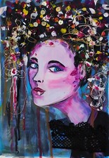 Quadro donna ritratto arte