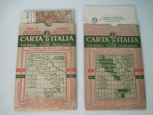 Carta italia turing club - carta,