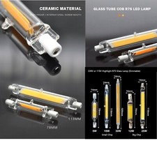 Lampadine Lampada LED R7S cob LUCE 78/118/189mm 220V  faretto ad alta luminosità