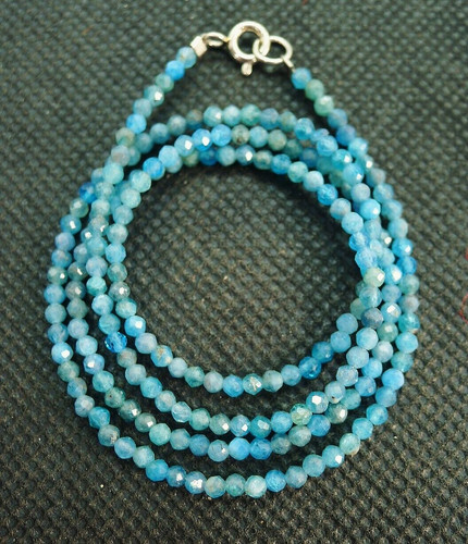 46cm collier perles facette - collier,
