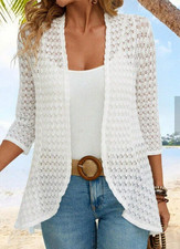Cardigan donna maniche 3/4