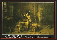 C2- Cp Cartolina CREMONA Stradivari nella sua Bottega - Fg Nvg