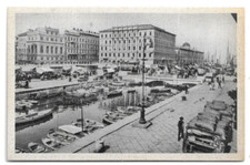 CARTOLINA DI TRIESTE ,PIAZZA DEL PONTEROSSO - Ed. A. CADEL  non viaggiata 1943