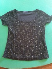 Maglia nera luisa spagnoli - nera,