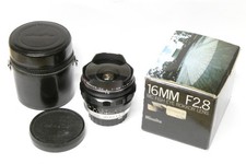 Obiettivo Minolta MC Rokkor Fisheye 2,8 / 16 mm per modelli analogici Minolta MC