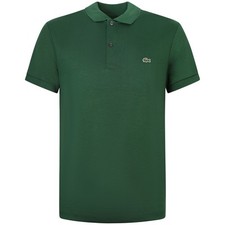 LACOSTE - Polo verde regular