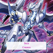 Yu Gi Oh Yugioh! Deck Mazzo Synchro Cyberso Drago Quantico Integratore Synchron