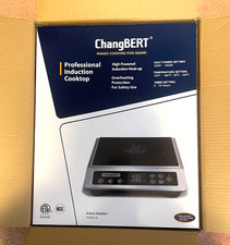 ChangBERT Piano Cottura Induzione Professionale-Intertek Potenza Fino 1800w-Nuovo Con Scatola