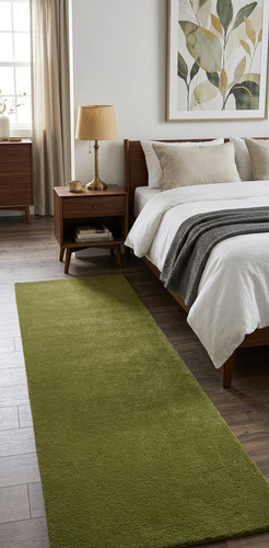 Tappeto runner verde - ,