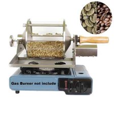Home Fuel Gas Coffee Bean Roaster Glass Transparent Visualization