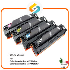 4 Toner compatibile per HP Color LaserJet Pro MFP M180n M181fw CF530 31 32 33