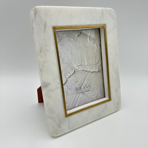 Cornice portafoto ottone marmo