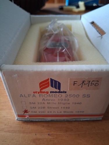 Modellino alfa romeo 2500 - 2500, ss