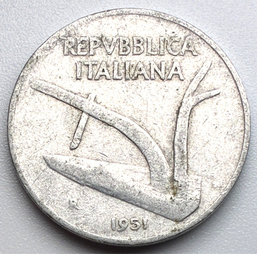 Italy lire 1951 r - /, /