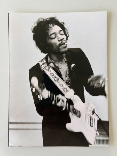 Jimi hendrix vintage 5x7 - vintage, b/w