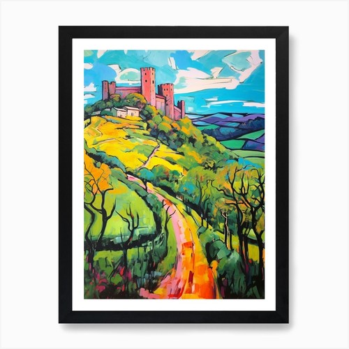 Volterra italia quadro - volterra, 3